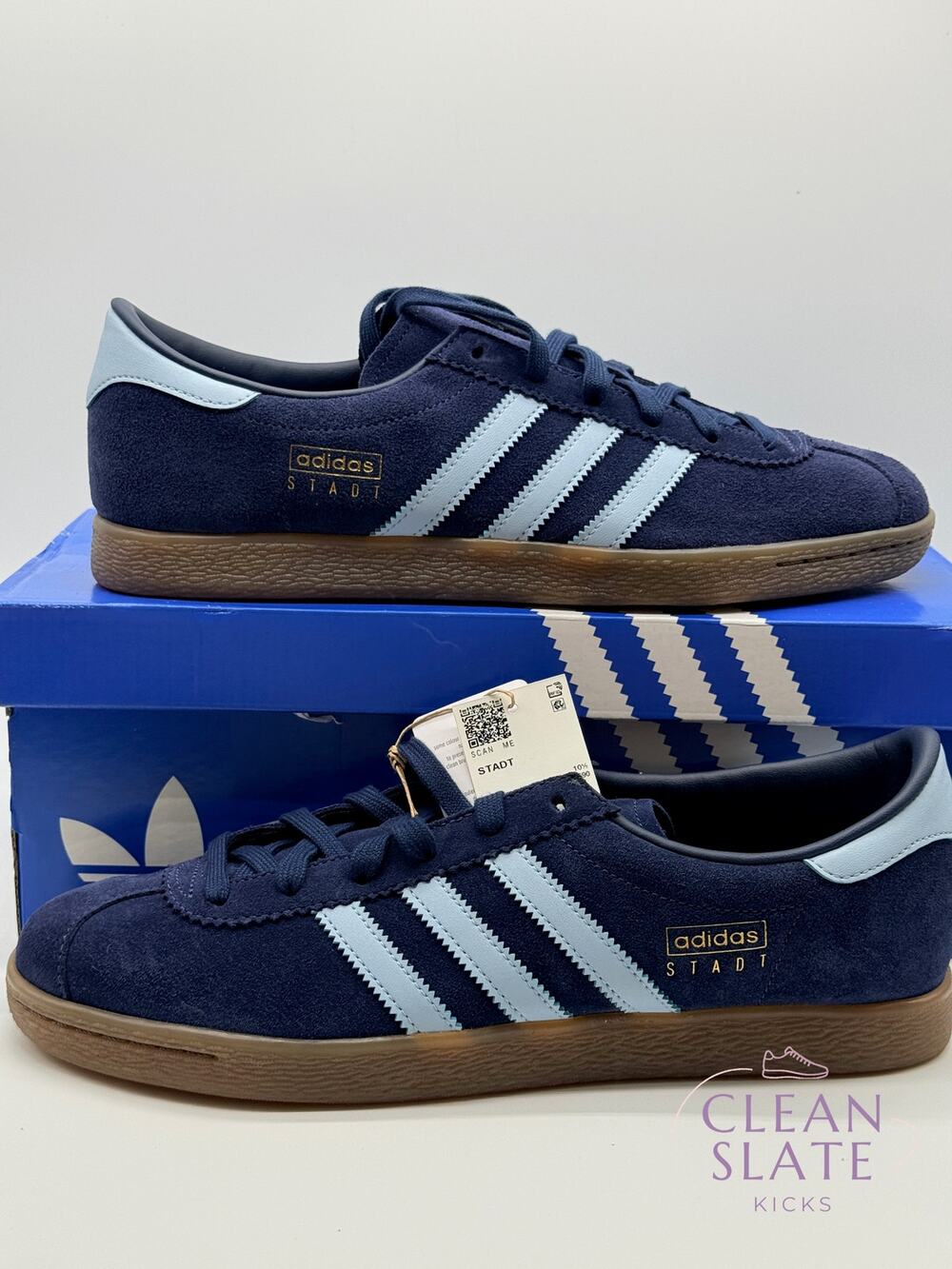 Adidas Stadt · JQ9008 · Night Indigo/Clear Sky - Mens 11 NIB/NWT